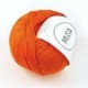 Fine Organic Cotton 12 - sun orange