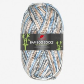Bamboo Socks 967 - tostado/azul