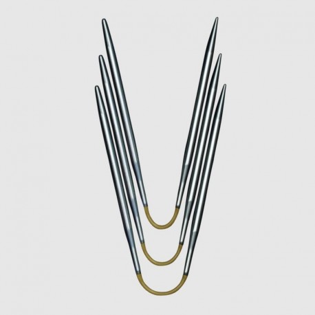 Agujas de doble punta flexibles Addi CraSy Trio 3.5mm