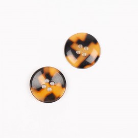 DROPS redondo imitación cuerno (tortuga) 20mm Ref. 715