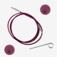 Cabo KNIT-PRO (150 cm) para agulhas circulares intercambiáveis.