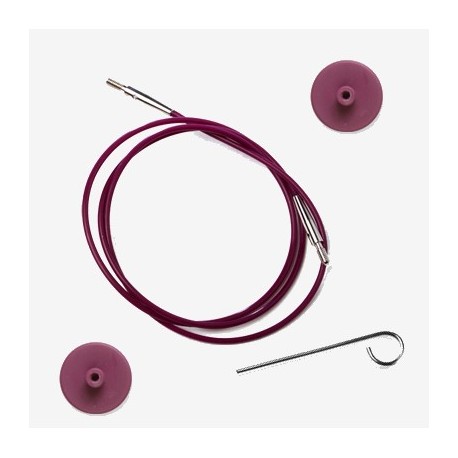 Cabo KNIT-PRO (150 cm) para agulhas circulares intercambiáveis.