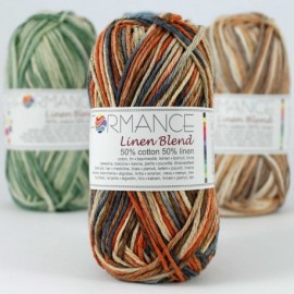 Linen Blend 9191 - multi tierra